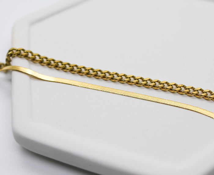 Double Layered Gold Bracelet